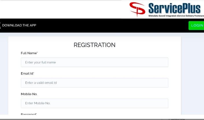 Jharsewa Registration Page